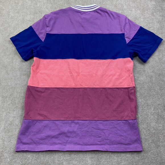 Aime Leon Dore Striped Collar crew neck T Shirt Men’s Size Medium RARE - Picture 10 of 12